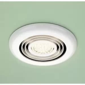 HiB Cyclone Wet Room Inline Fan White 33800