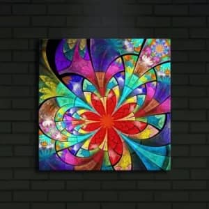 4040?ACT-9 Multicolor Decorative LED Lighted Canvas Painting