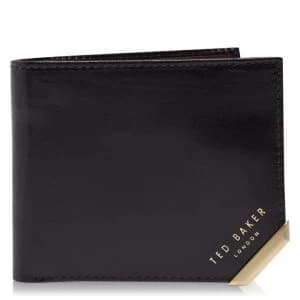 Ted Baker Ted Korning Corner Billfold Wallet - XCHOCOLATE