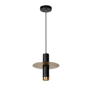 Selin Modern Pendant Light Bathroom - Ø25cm - 1xGU10 - IP44 - Black