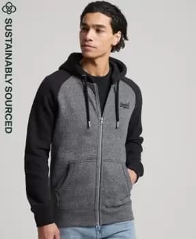 Superdry Organic Cotton Vintage Logo Baseball Zip Hoodie