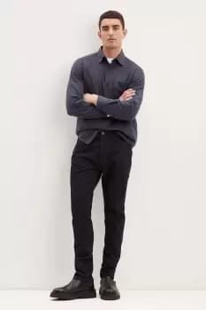 Mens Tapered Rinse Wash Jeans