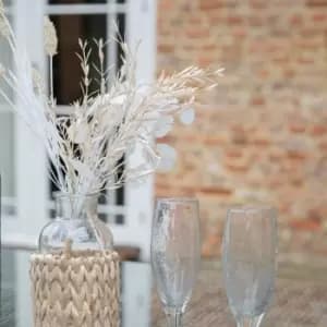 Crossland Grove Silver Dollar Bouquet Large Ivory Cream H520Mm