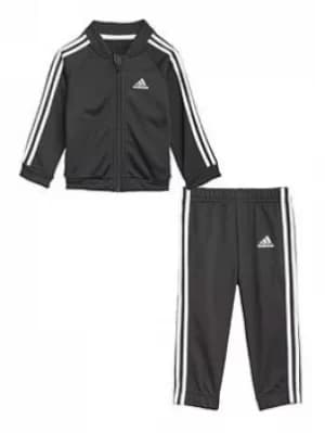 Boys, Adidas Infant Unisex I 3s Tracksuit Tricot, Black/White, Size 0-3 Months