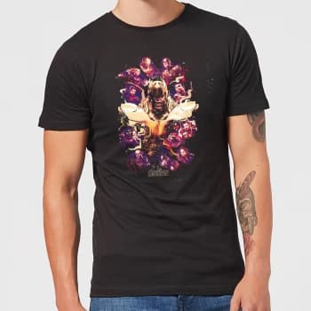 Avengers Endgame Splatter Mens T-Shirt - Black - 3XL - Black