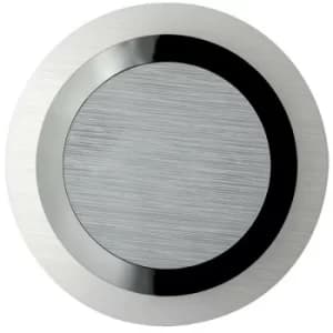 Fan Europe OAK 2 Light Patterned Glass Flush Ceiling Light White 40cm