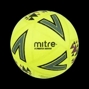 Mitre Ultimatch Indoor Football Fluo Yellow - Size 5