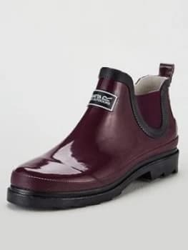 Regatta Lady Harper Ankle Wellington Boots - Burgundy, Size 3, Women