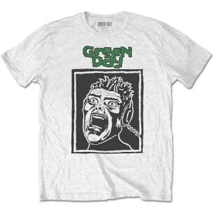 Green Day - Scream Mens Large T-Shirt - White