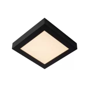 Brice-Led Modern Flush Ceiling Light Bathroom - LED Dim. - 1x20W 3000K - IP44 - Black