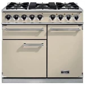 Falcon F1000DXDFCRCG 98470 100cm Deluxe Range Cooker - Cream Finish