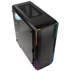 Bitfenix Enso Midi Tower RGB Gaming Case - Black Tempered Glass