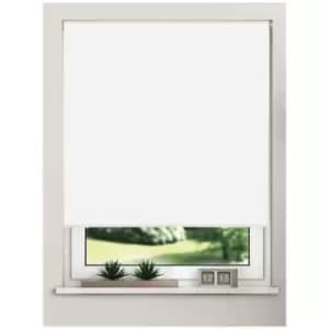 New Edge Blinds Thermal Blackout Roller Blinds 100Cm White