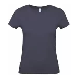 B&C Womens/Ladies #E150 Tee (XL) (Navy)