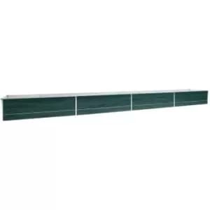Vidaxl - Garden Raised Bed Galvanised Steel 600x80x45cm Green Green