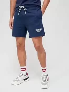 Tommy Jeans Entry Graphic Jersey Shorts - Twilight Navy, Twilight Navy Size M Men