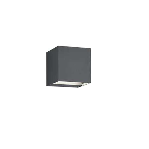 Adaja Modern 2 Light Outdoor Up Down Wall Lamp Anthracite 3000K IP54