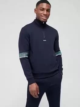 BOSS Sweat 1 Sweatshirt - Dark Blue, Dark Blue, Size 2XL, Men