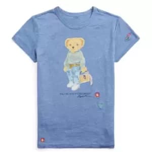 Polo Ralph Lauren New Orleans Bear T-Shirt - Blue