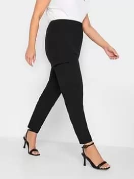 Yours Tailored Scuba Pocket Trouser - Black, Size 18, Women