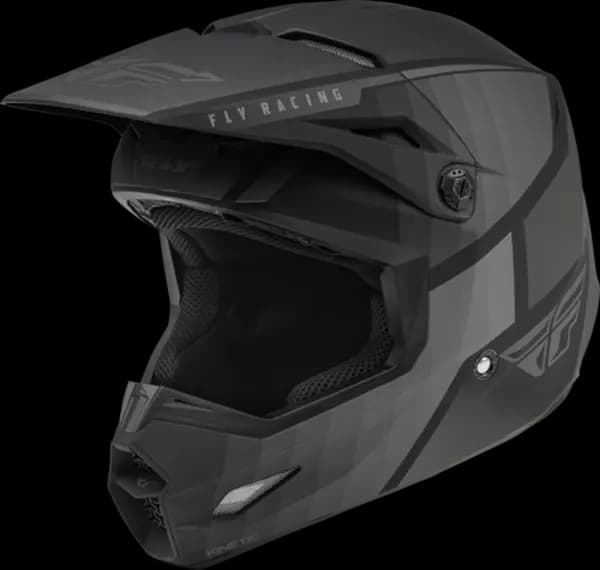 FLY Racing Kinetic Drift Black Charcoal Offroad Helmet Size 2XL