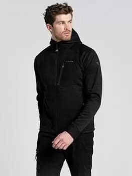 Craghoppers Tarbert Zip Hood Sweat, Black Size M Men