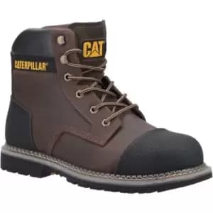 Caterpillar Mens Powerplant S3 Safety Boots (10 UK) (Brown) - Brown