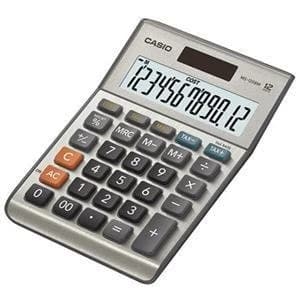 Original Casio MS 120BM 12 digit CostSellMarginTax Desktop Calculator Silver