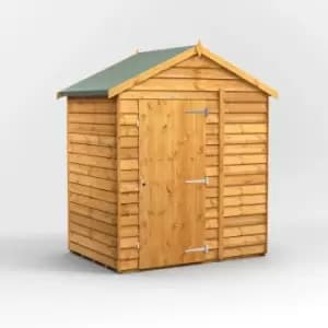 4x6 Power Overlap Windowless Apex Garden Shed