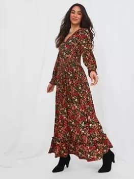 Joe Browns Amazing Autumn Days Maxi Dress -multi, Multi, Size 10, Women