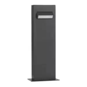 Anchorage Outdoor Bollard Black Aluminium, LED 6W 335Lm 3000K IP65 - Merano