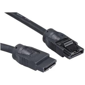 Akasa SATA-III 100cm Rounded Data Cable (SATA3-100-BK)