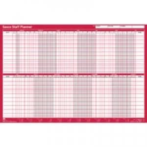 Sasco Mounted 2018 Staff Planner 2401872