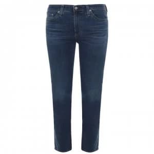 AG Jeans Crop Jeans - Sea Mist