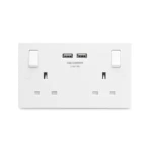 BG 13A Double Socket With 2 X USB 3.1A - 922U3 - 216337