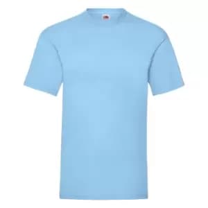 Fruit Of The Loom Mens Valueweight Short Sleeve T-Shirt (M) (Sky Blue)