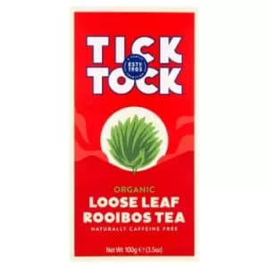 Tick Tock Organic Rooibos Loose Leaf Tea, 100g