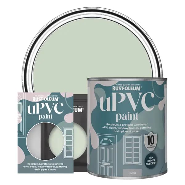 Rust-Oleum uPVC Paint, Satin Finish - LAUREL GREEN - 750ml