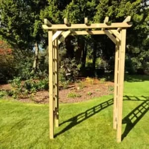 Hawthorn 3 Foot Rose Arch, Wood