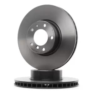 PAIR PAINTED BREMBO BRAKE DISC 09.5579.21