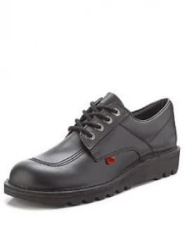 Kickers Kick Lo Mens Lace Up Shoes, Black, Size 10, Men