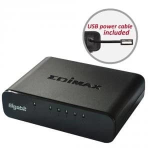 Gigabit Ethernet 5 Ports Desktop Switch
