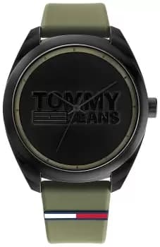 Tommy Hilfiger 1791930 Mens San Diego Black Dial Green Watch
