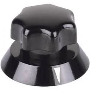 Control knob hand Black x H 21mm x 16mm Mentor