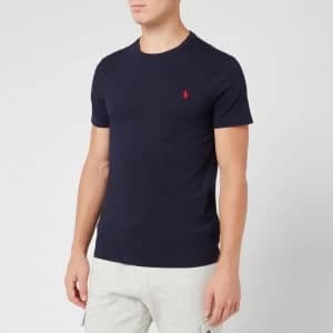 Polo Ralph Lauren Mens Custom Slim Fit Cotton T-Shirt - Ink - L