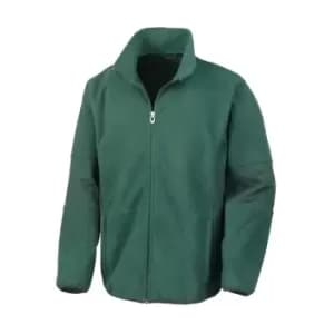 Result Mens Osaka TECH Performance Combined Pile Softshell Waterproof Windproof Jacket (S) (Forest Green)