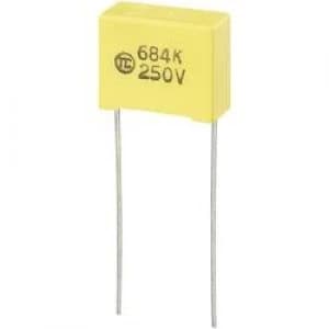 MKS thin film capacitor Radial lead 0.68 uF 250 Vdc 5 15mm L x W x H 18 x 8.5 x 14.5mm