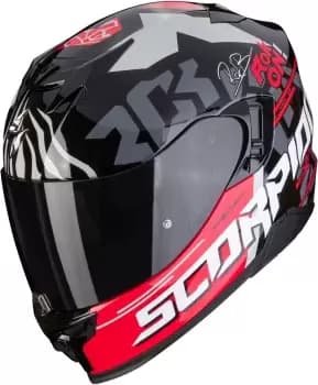 Scorpion EXO-520 Air Rok Bagoros Helmet, black-red, Size L, black-red, Size L