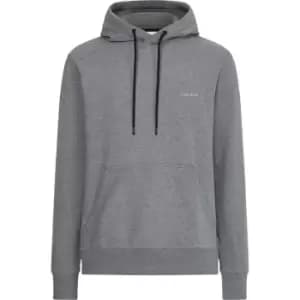Calvin Klein Small Logo Hoodie - Grey