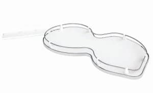 Wickes Nuvola Unhanded Kitchen Twin Tray Corner Pull Out Shelving - 1000mm